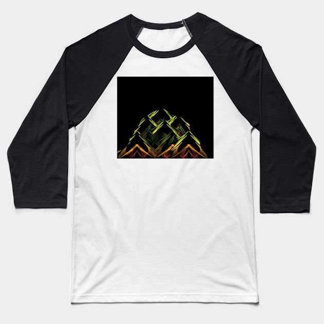 Diamond Mountain 21 Baseball T-Shirt by daghlashassan